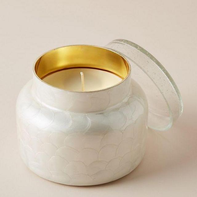 Capri Blue Volcano Capiz Jar Candle