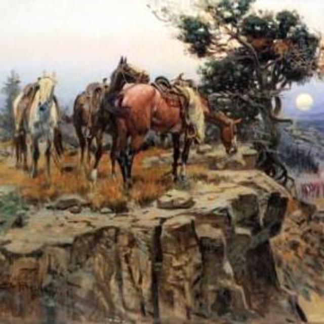Charles Russell Art Print
