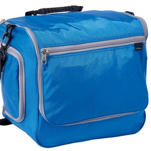 L.L. Bean Personal Organizer Toiletry Bag, Family Size, Color: Crisp Lapis