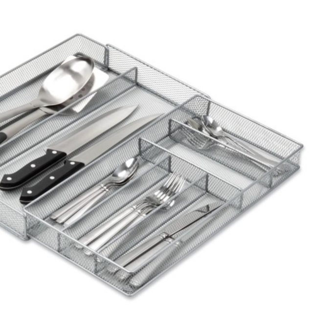 Mesh Expandable Silverware Tray