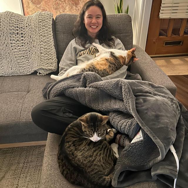 New couch to lounge on