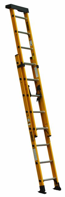 DeWalt DXL3020-16PT 16-Feet Fiberglass Extension ladder Type IA with 300-Pound Duty Rating, 16-Feet