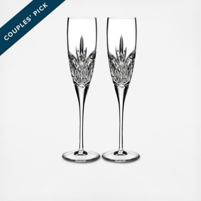 Waterford Love Forever Champagne Flute, Set of 2