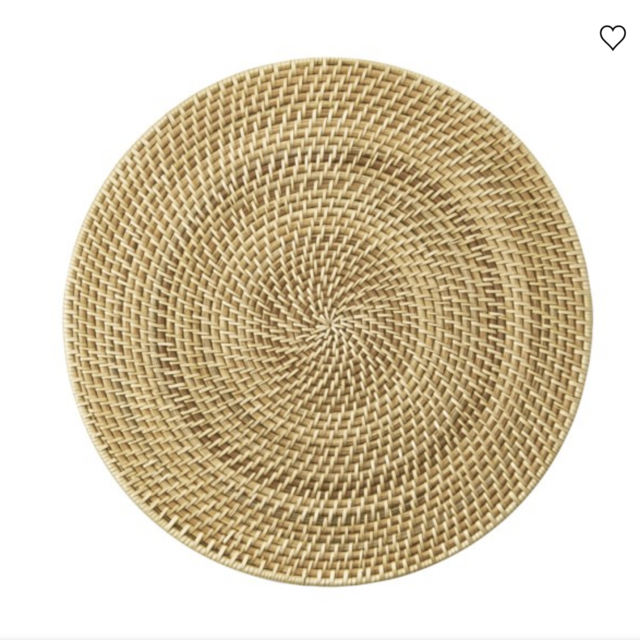 AERIN Round Hapao Place Mat