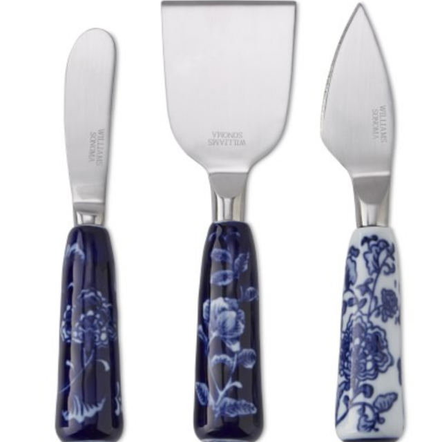 Williams Sonoma Ginger Jar Cheese Knives, Set of 3