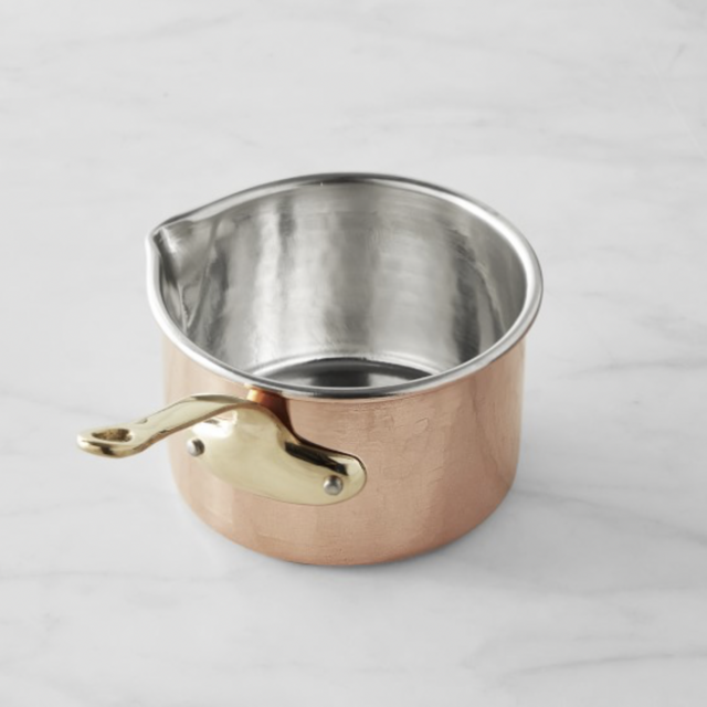 Ruffoni Historia Hammered Copper Saucepan, 1-Qt.