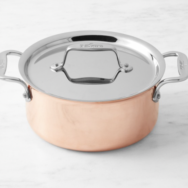 All-Clad C2 Copper Soup Pot, 3-Qt.
