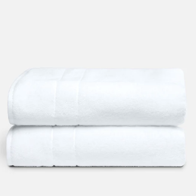 Super-Plush Bath Towel Bundle in WHITE