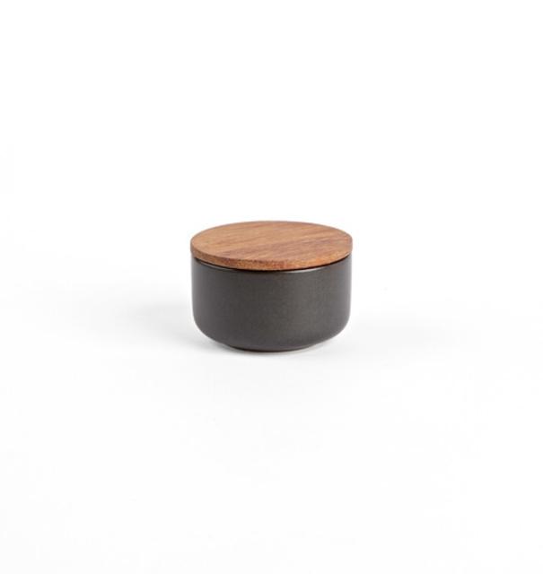 Canister with Wood LidItem #E1804 - Medium