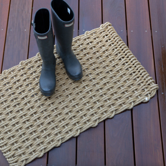 Grace Hudson Large Rope Doormat, Sand