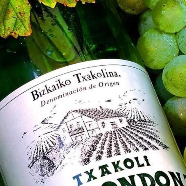 A couple of bottles of Txakoli