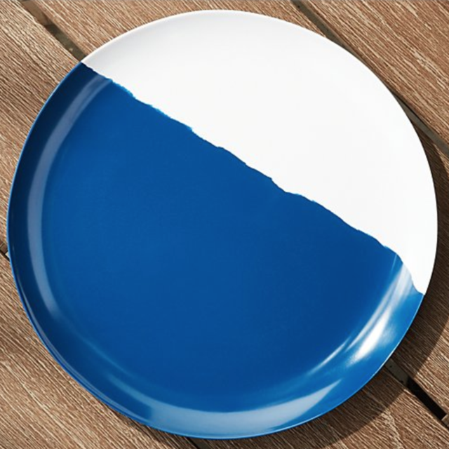 Dua Blue Outdoor Melamine Plate