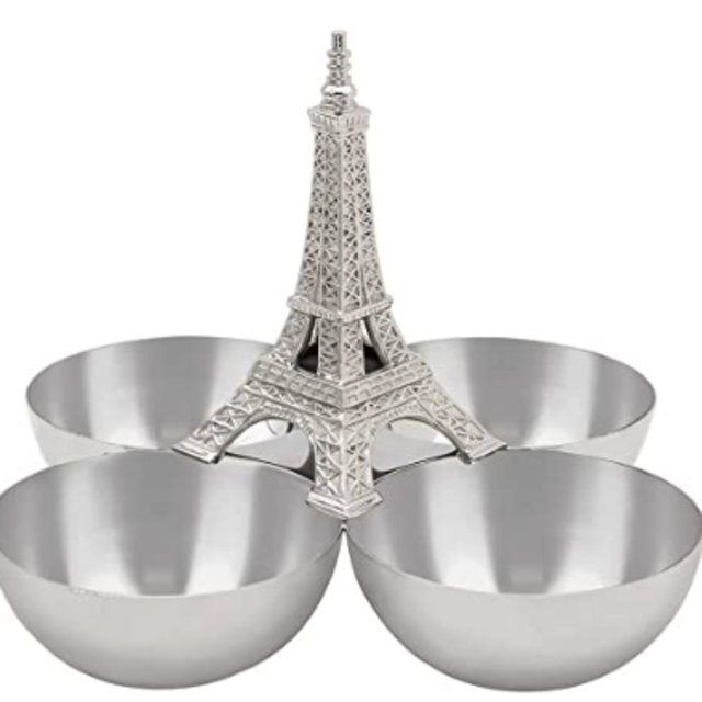 Godinger Eiffel Tower Nut Candy Dish Tray