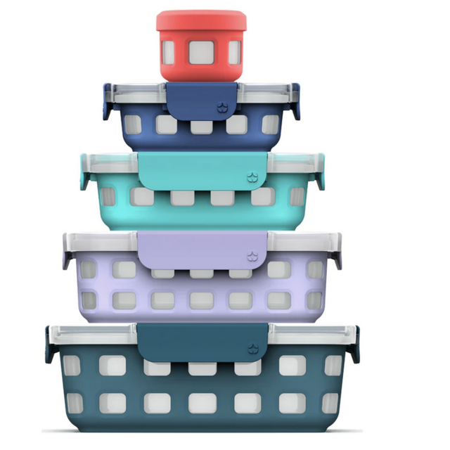 10pc Plastic Food Storage Set