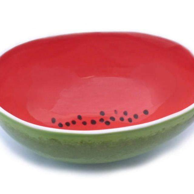 Medium Watermelon Serving Bowl