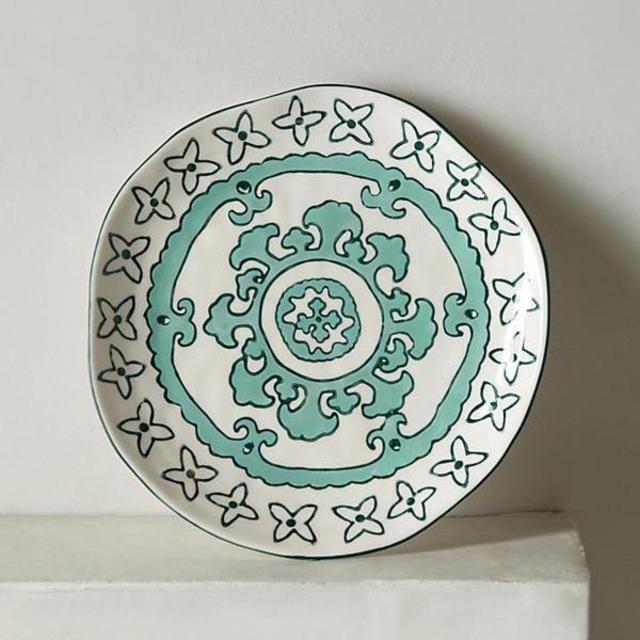 Gloriosa Side Plate in Mint