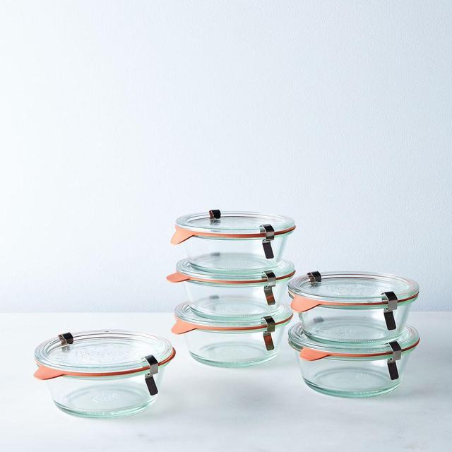 Weck Clamped Bowls 10.14 Ounce (Set of 6)