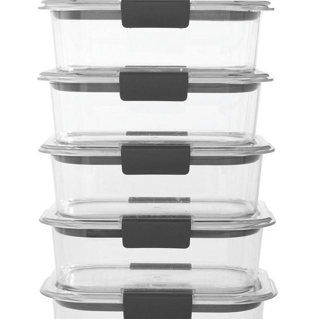 Rubbermaid Brilliance 5pk 3.2 cup Airtight Food Storage Container Set