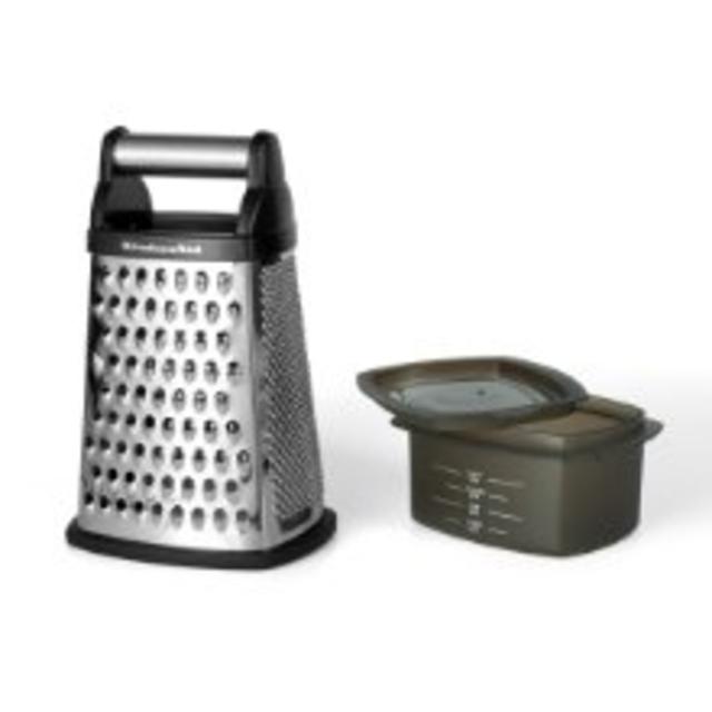 KitchenAid Gourmet Box Grater, Black