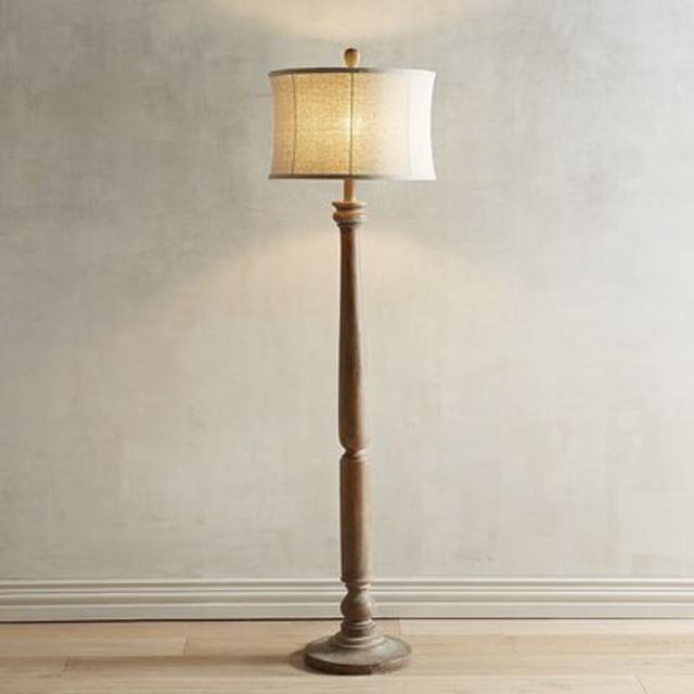 Gray Wash Nicolas Floor Lamp