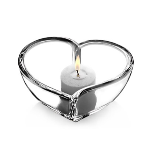 Orrefors Heart Bowl/Votive Holder