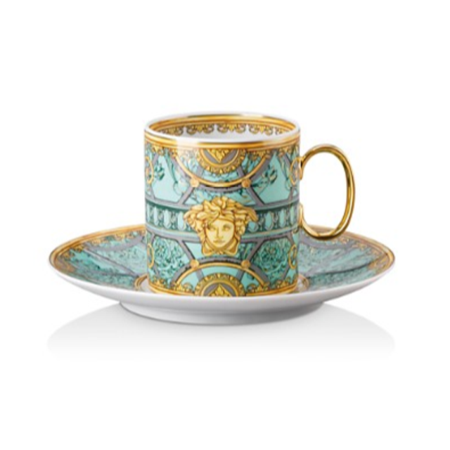 Versace La Scala del Palazzo Verde Coffee Cup & Saucer