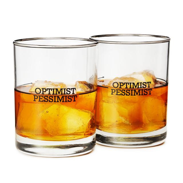 optimist/pessimist																																																																																																																																																																														glasses																																																																																																																																																																														-																																																																																																																																																																														set																																																																																																														of																																																																																																																																																																																																																																												2