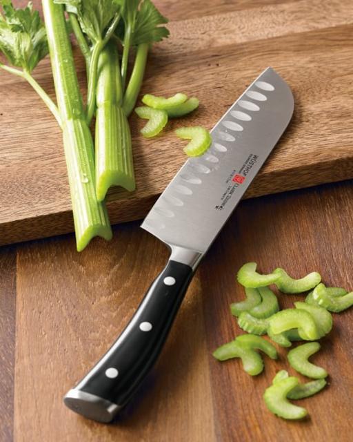 Wüsthof Classic Ikon Hollow-Edge Santoku Knife