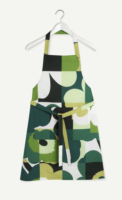 Ruutu Unikko apron