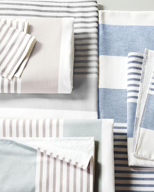 Fouta Washcloth - Navy/Chambray