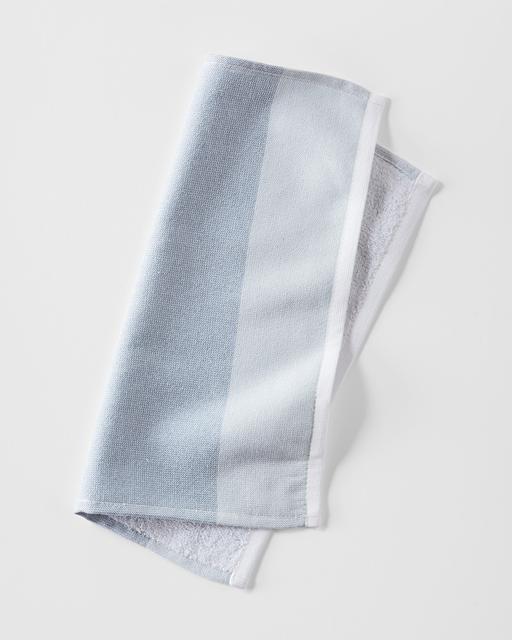 Fouta Color Block Hand Towel - Seaglass/Aqua