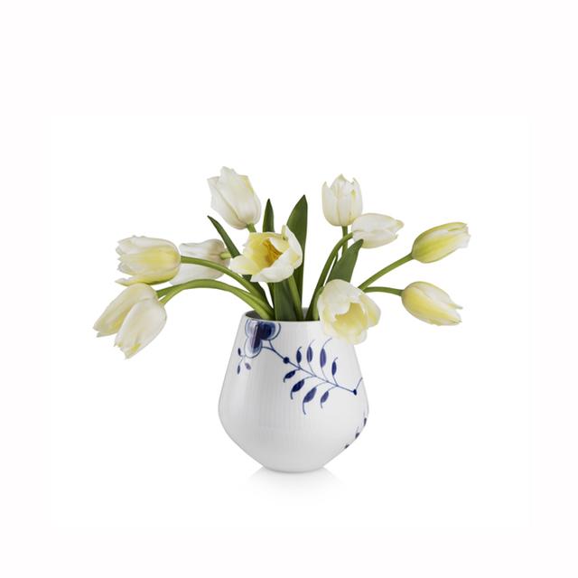 Royal Copenhagen Blue Fluted Mega Vase 6"