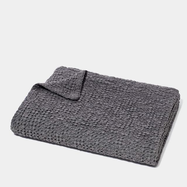 Honeycomb Bath Towel - Grey