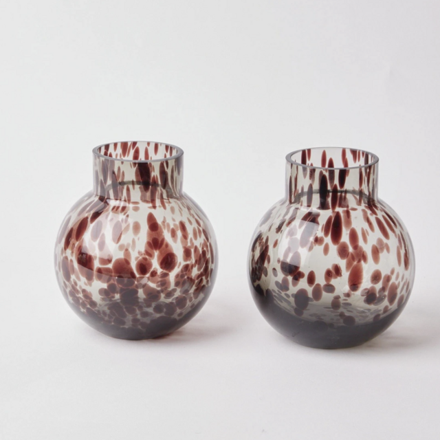 Medium Tortoiseshell Bubble Vase (Pair)