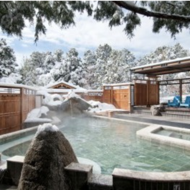 Private Hot Tub at Ten Thousand Waves Spa