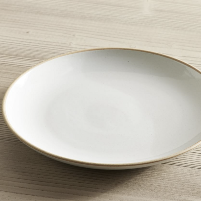 Mill Stoneware Dinner Plate Sets - Ivory (Set of 8)