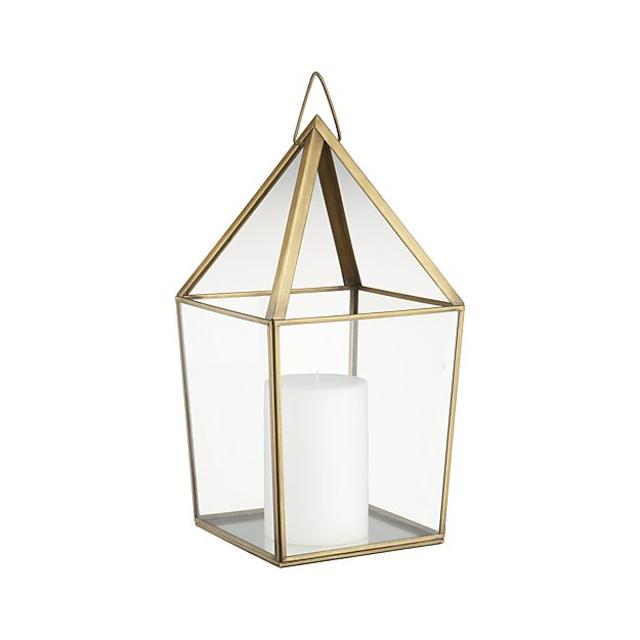 Lillian Brass Metal Lantern
