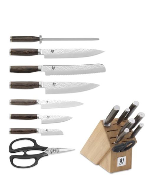 Shun Premier 9-Piece Knife Block Set