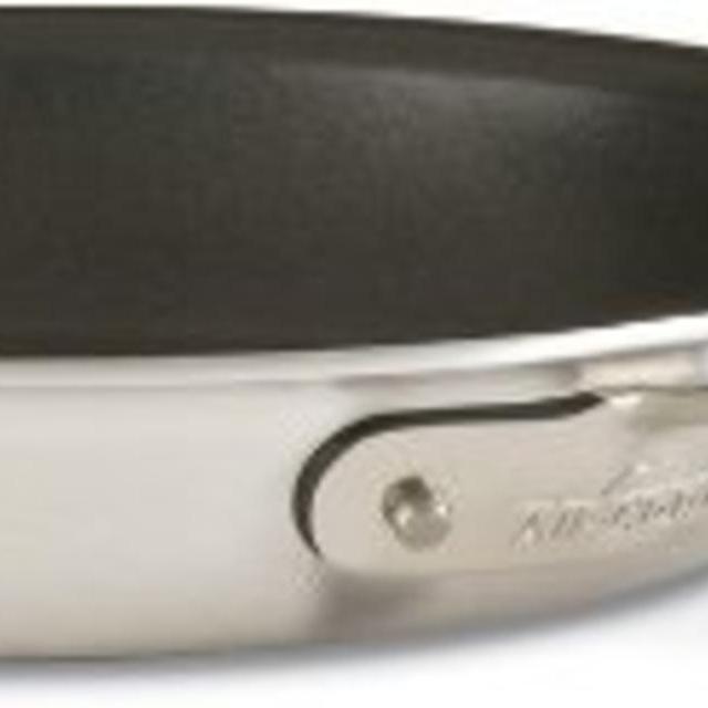 All-Clad 7112NSR2 MC2 Master Chef 2 Stainless Steel Tri-Ply Bonded PFOA Free Nonstick Fry Pan Cookware, 12-Inch, Silver