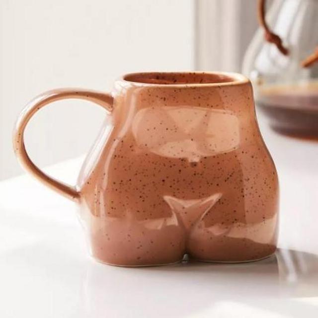 Female Form 12 oz Mug, Brown