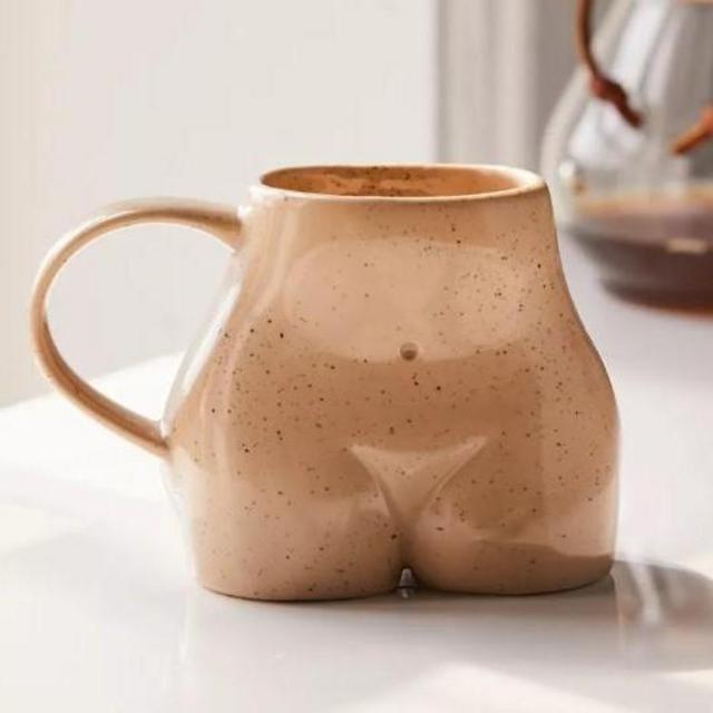 Female Form 12 oz Mug, Sand