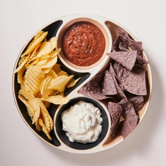 Yin Yang Chip And Dip Bowl