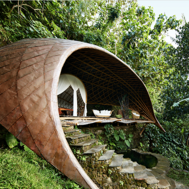 Bambu Indah Resort Lodging in Bali, Indonesia