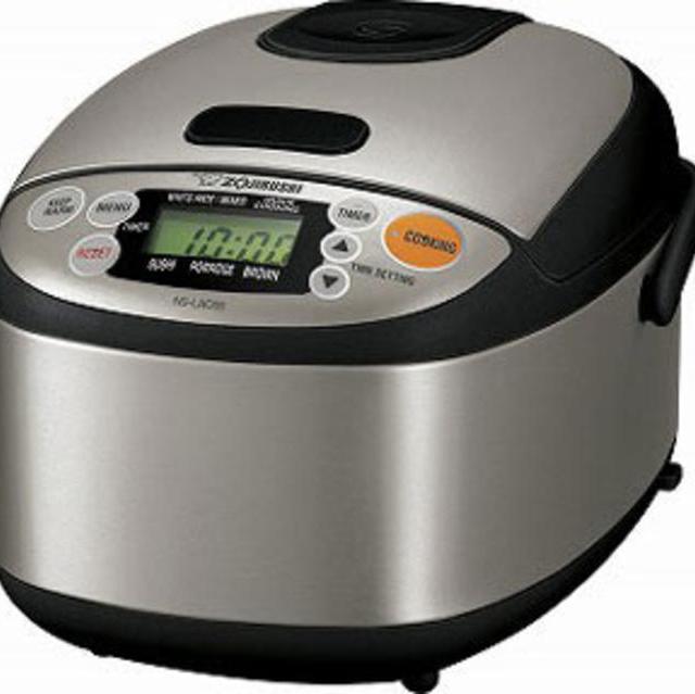 Zojirushi NS-LAC05XT Micom 3-Cup Rice Cooker and Warmer, Black and Stainless Steel