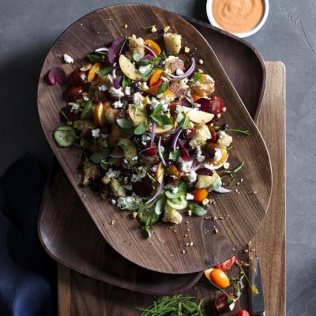 Tyler Florence Oval Salad Board, Walnut