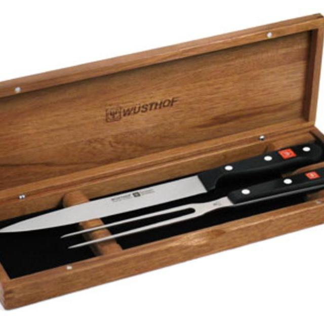 Wusthof Gourmet Carving Set with Walnut Case