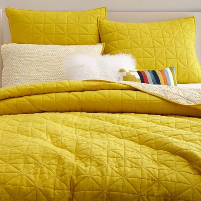 Nomad Coverlet + Shams - Yellow