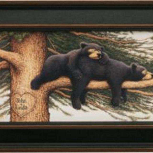 Kennedy Personalized Cozy Bears Print