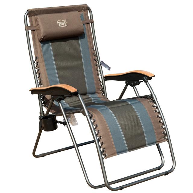 Timber Ridge Oversized XL Padded Zero Gravity Chair