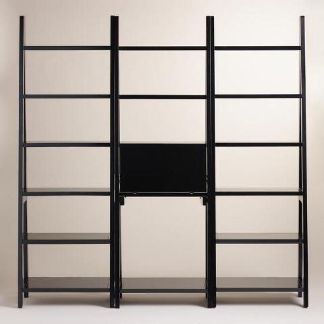 Black Lacquer Josephine Bookcase